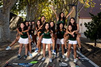 Girls Tennis photoshoot